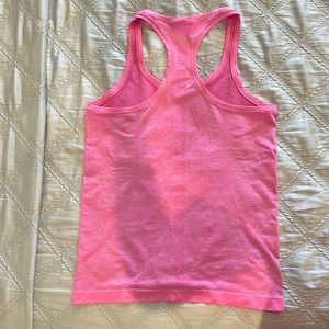Lululemon pink racer back work out tank